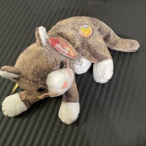 Ty Beanie Babies Baby of the Month Cappuccino the Cat Rare Vintage Collectible